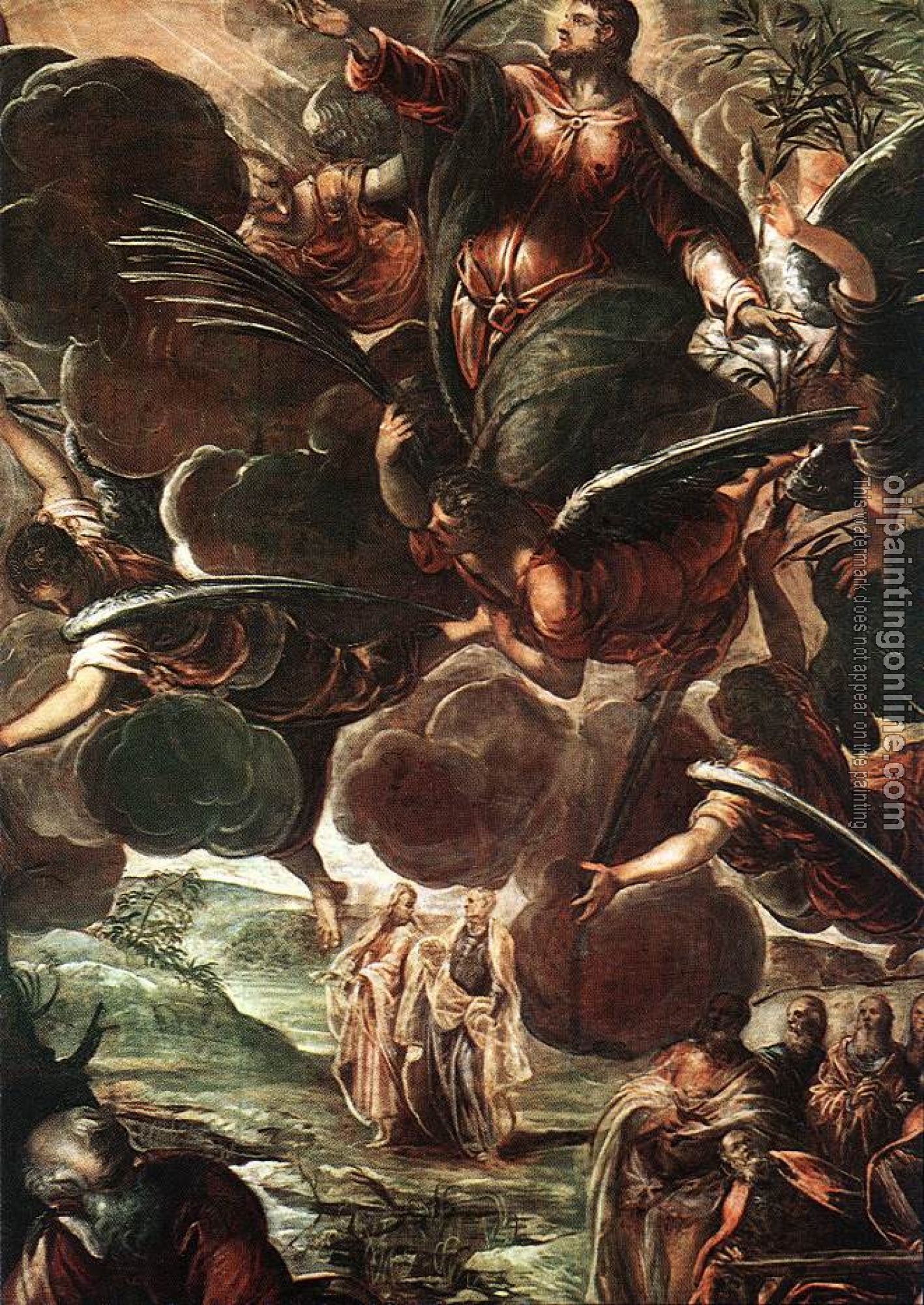 Jacopo Robusti Tintoretto - The Ascension detail